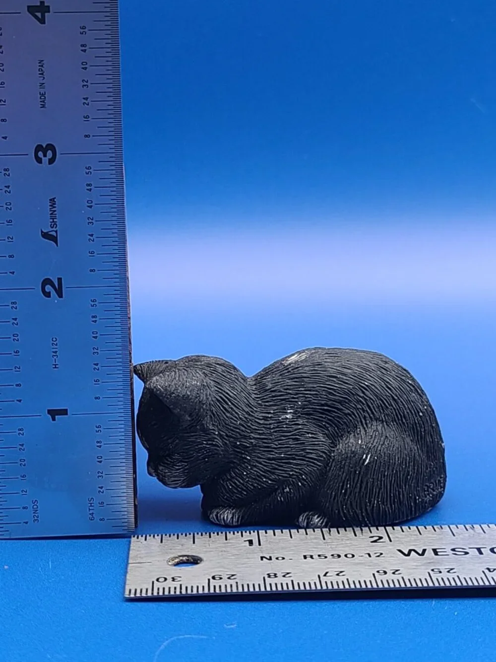 Sandicast Vintage 1988 Black Cat Figurine Little Snoozers Nodder